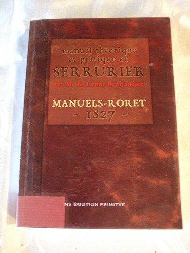Manuel roret serrurier - du,