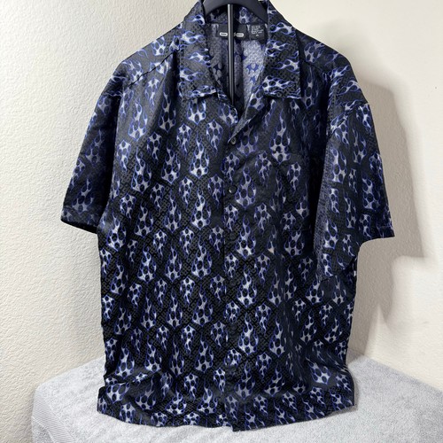 Vintage odo flame shirt mens - odo,
