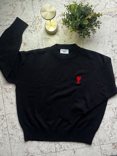 Pull ami paris - ami, rouge