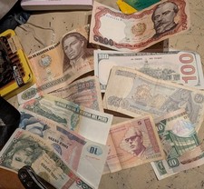 Lot billets de banque divers