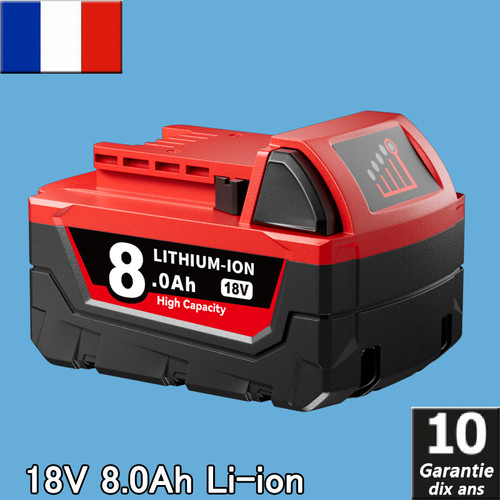 18v pour batterie milwaukee - 18v,