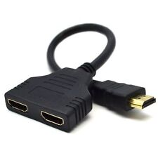 HDMI 1 Male à Double HDMI 2 Femelle Y - LCD PLASMA cable adaptateur HD Hdmi BDP1