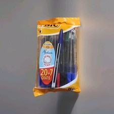 27 Bic Cristal Original Stylos-Bille Couleurs Assorties #0014#250G