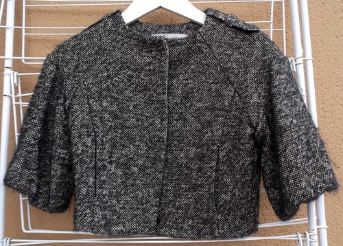 Veste chinée noir - veste, mango