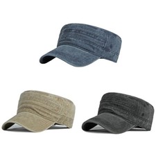 Casquette armée patrouille commando militaire camping Réglable Noir Bleu Kaki