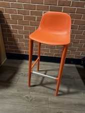 Emeco Broom Orange Barstool