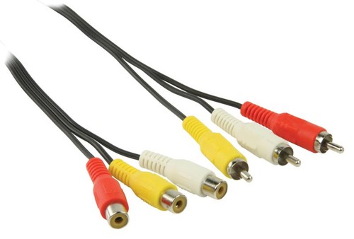 Câble rallonge rca - rallonge, 3x