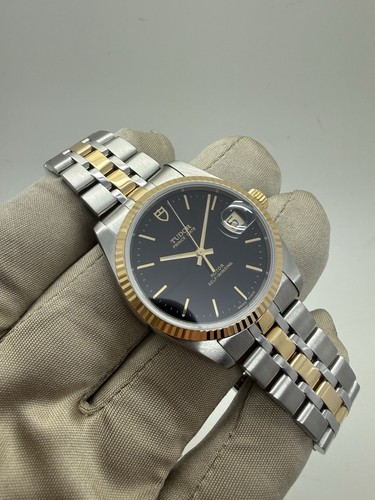 Tudor prince date black dial - date,