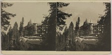Suisse Lac Chalet 2 Photos Stereos St9T2n37 Vintage Argentique c1900
