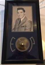 Rarissime Disque D’or (cd) Elvis Presley + Hair Authentique Cheveu Du King