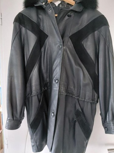 Manteau cuir a - en,