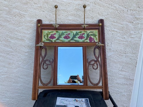 Porte manteau ancien cuivre - en,