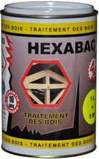 Traitement bois insecticide anti termites anti bleu 1L HEXABAC