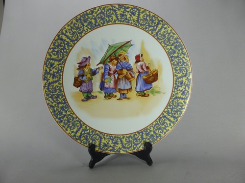 Plat rond decor - rond, breton