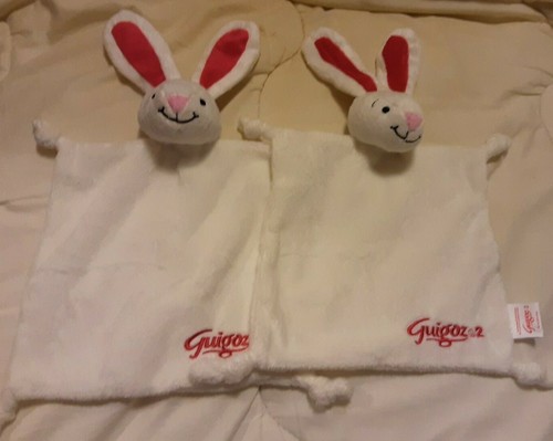 Peluche doudou lapin plat - doudou,