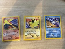 Carte Pokémon Promo Oiseaux Légendaire Set De Base Edition 1 État Neuf
