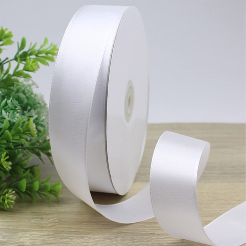 Ruban satin blanc 91m 25mm - 91m, x