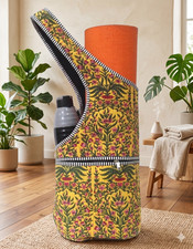 Matelassé Floral Yoga Tapis