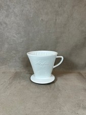 Filtre a café Melitta XXL en céramique blanche modèle 103 vintage Made in France