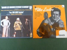 LOT DE 2 45T FELIX LECLERC