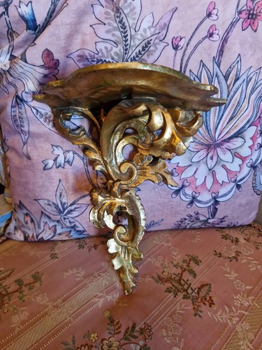Console applique bois - en,