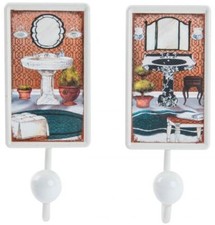 Lot de 2 - Porte Manteau mural