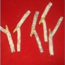 Lot de 5 buches décoratives imitation bouleau CHEMIN' ARTE