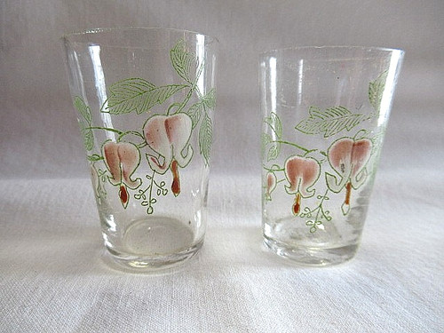 Verres liqueur emailles à - verres,