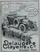 PUBLICITE DELAUGERE CLAYETTE &