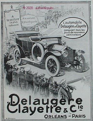 Publicite delaugere clayette - clayette, &