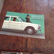 Brochure de vente Peugeot 204