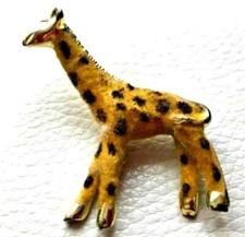RARE BROCHE Vintage GIRAFE Africain NEUF ! 4,2cm