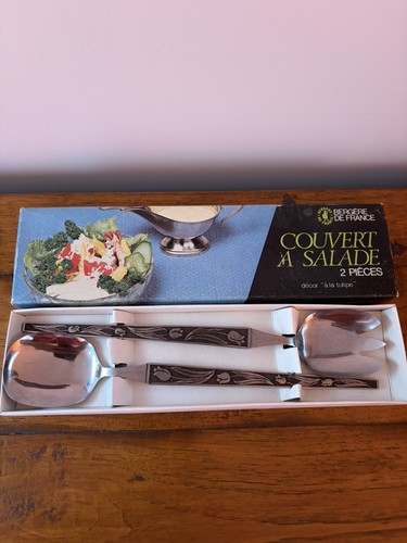 Couvert salade inox - couvert, en