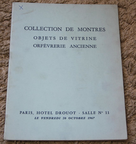 Catalogue vente encheres 1967 - catalogue,