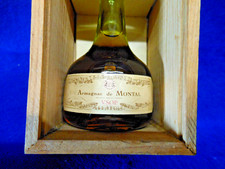 Mignonnette Armagnac de MONTAL V.S.O.P. dans sa boite en bois