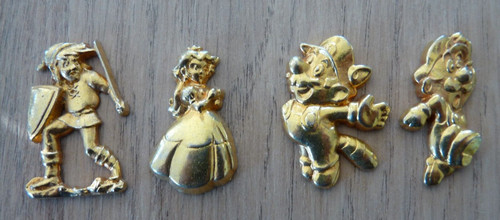 Lot feves dorées - lot, 4