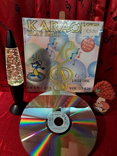 Laserdisc karaoke play - karaoke, back