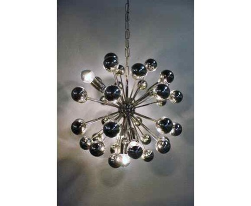 Chandelier laiton chromé - en,