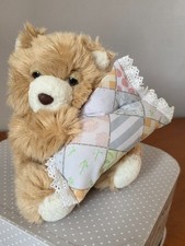 OURS VINTAGE AVEC SON OREILLER