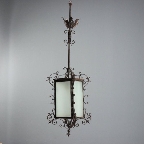Lustre ancien fer forgé - ancien,