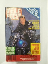 TELE POCHE 1211 24 AVRIL 1989 Johnny Hallyday