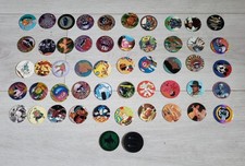 Lot de 50 Pogs vintage 90's +