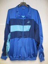 Veste NIKE sport vintage bleu années 90 giacca jacket jacke XL