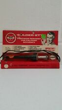 Vintage NIP 1964 Soldering Iron, Fedtro Solder -Ette.  New