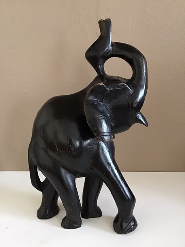 éléphant vintage bois - en,