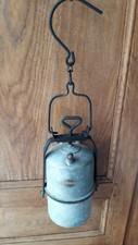 Rare Grande Lampe de Mineur ARRAS Ancien Outil de Mine Objets du Début XXème