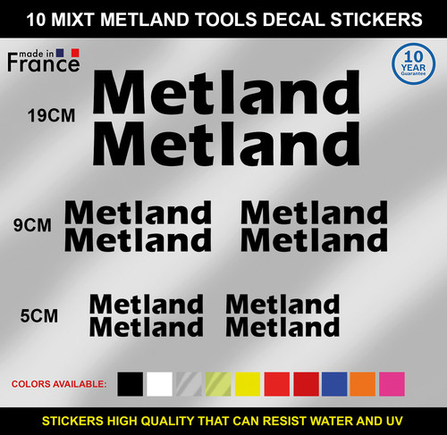 Metland tools véritable decal - tools,