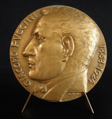 Médaille giacomo puccini - giacomo,