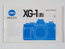 Minolta XG-1 (N) Mode d'emploi