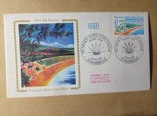 enveloppe premier jour 1983 serie des regions provence alpes cote d'azur
